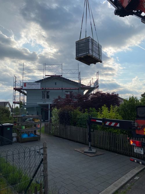 Transport der Paneelen